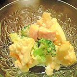 魚肉ソーセージ＆ブロッコリ＆カリフラワーの卵サラダ